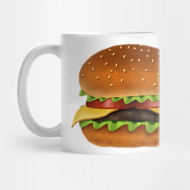 Mmm cheese Burger by DesignsBySaxton